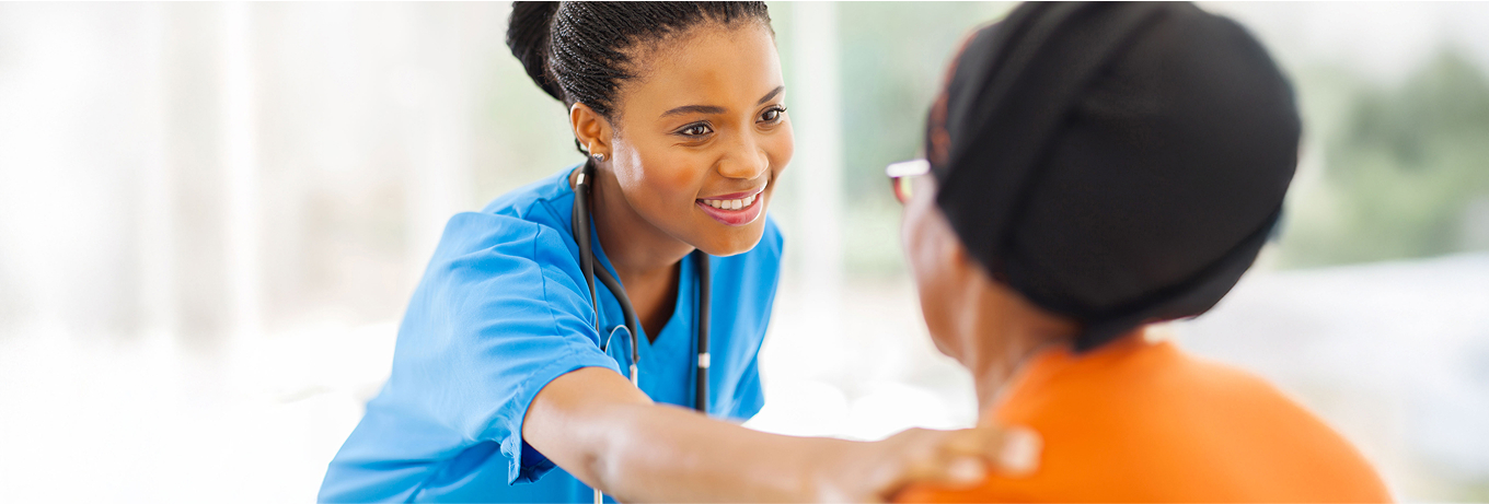 nurse-img Nurse taking care of patient in medical office